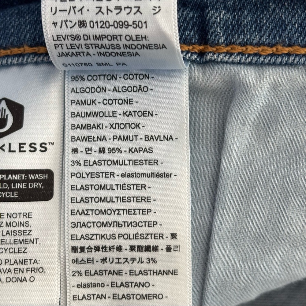 Levi's 505 Men's Jeans Size 38x32, Blue, Regular Straight, Denim. BRAND NEW. - Picture 7 of 12